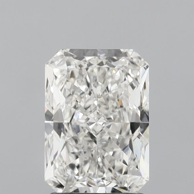 1.56 Carat Radiant Shaped, Ideal Cut, G Color, VS1 Clarity, IGI Certified Lab Grown Diamond