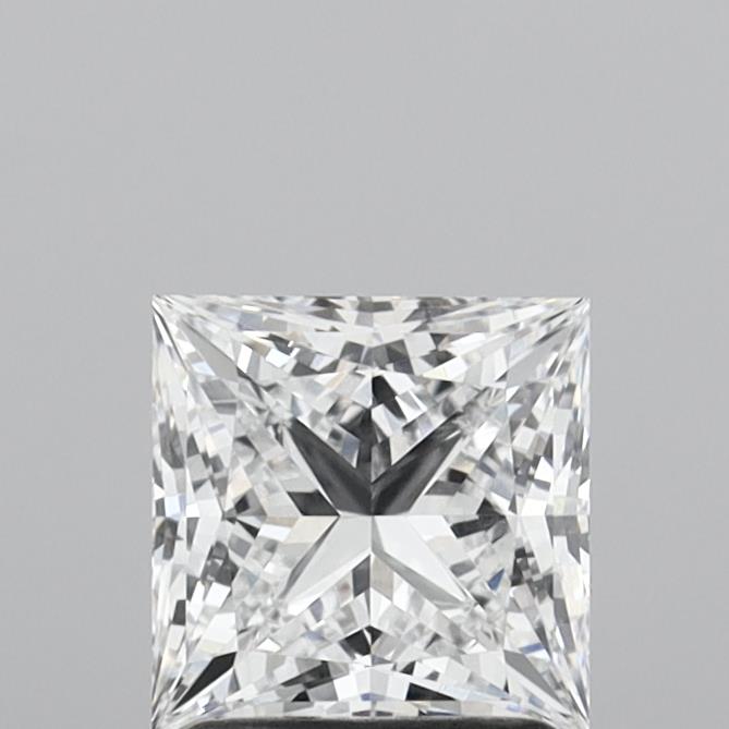 1.62 Carat Princess Shaped, Ideal Cut, D Color, VVS2 Clarity, IGI Certified Lab Grown Diamond