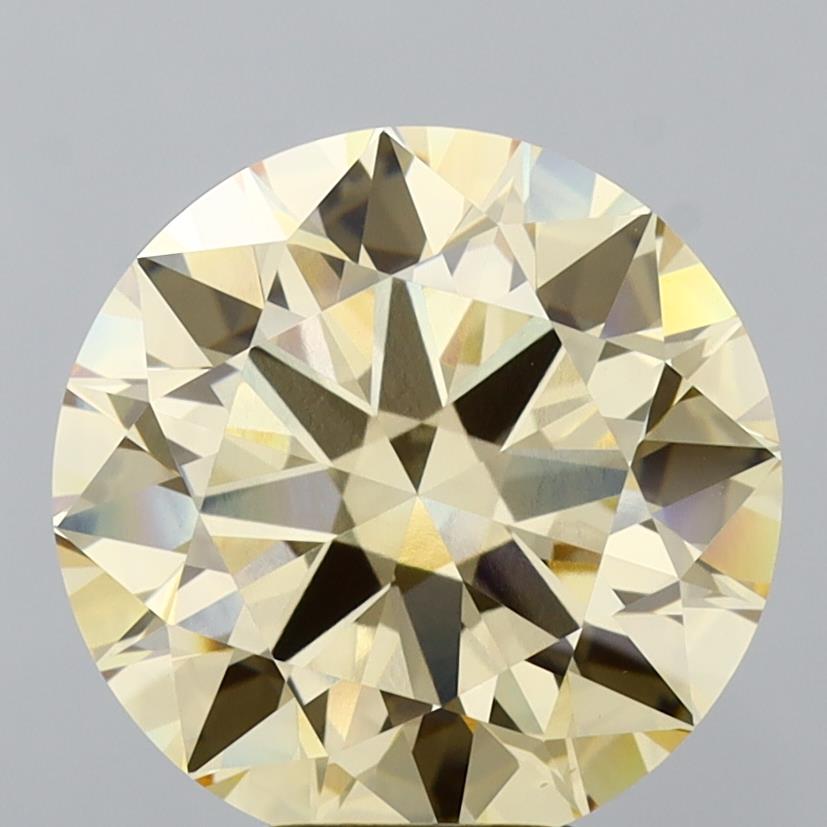 6.01 Carat Round Shaped, Ideal Cut, VVS2 Clarity, IGI Certified Lab Grown Diamond