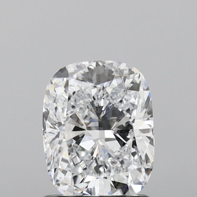 1.50 Carat Cushion Shaped, Ideal Cut, D Color, IF Clarity, IGI Certified Lab Grown Diamond