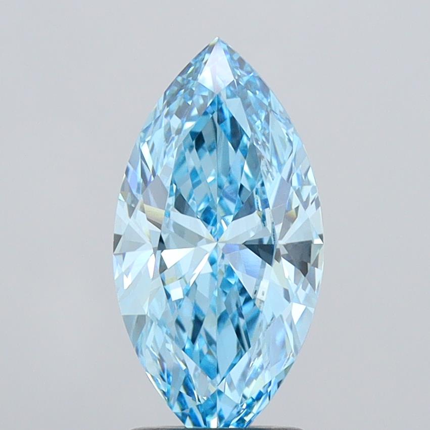 1.95 Carat Marquise Shaped, Ideal Cut, VVS2 Clarity, IGI Certified Lab Grown Diamond