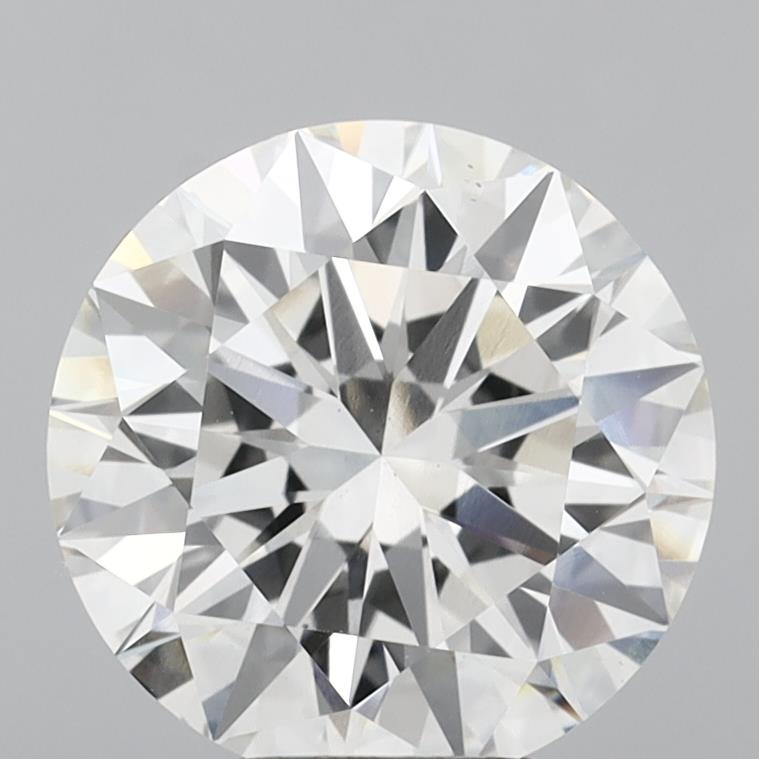 5.02 Carat Round Shaped, Ideal Cut, G Color, VS1 Clarity, IGI Certified Lab Grown Diamond