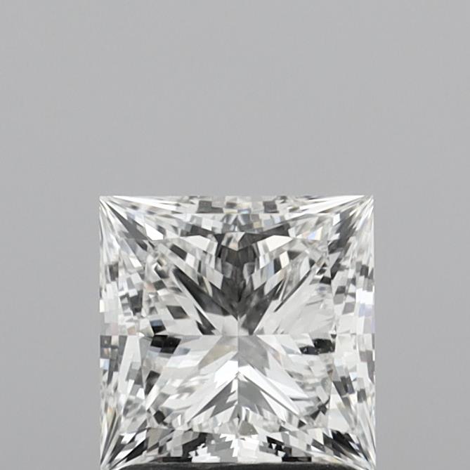 1.52 Carat Princess Shaped, Ideal Cut, E Color, VVS2 Clarity, IGI Certified Lab Grown Diamond