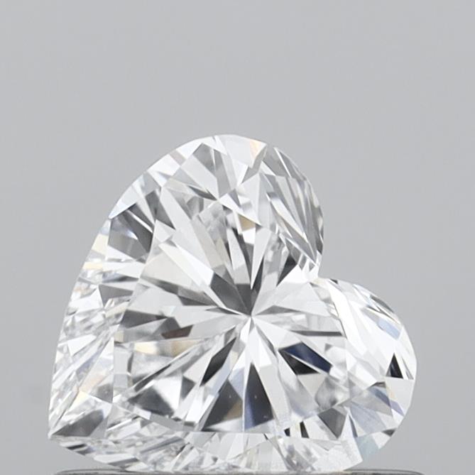 0.56 Carat Heart Shaped, Very Good Cut, D Color, VS1 Clarity, IGI Certified Lab Grown Diamond