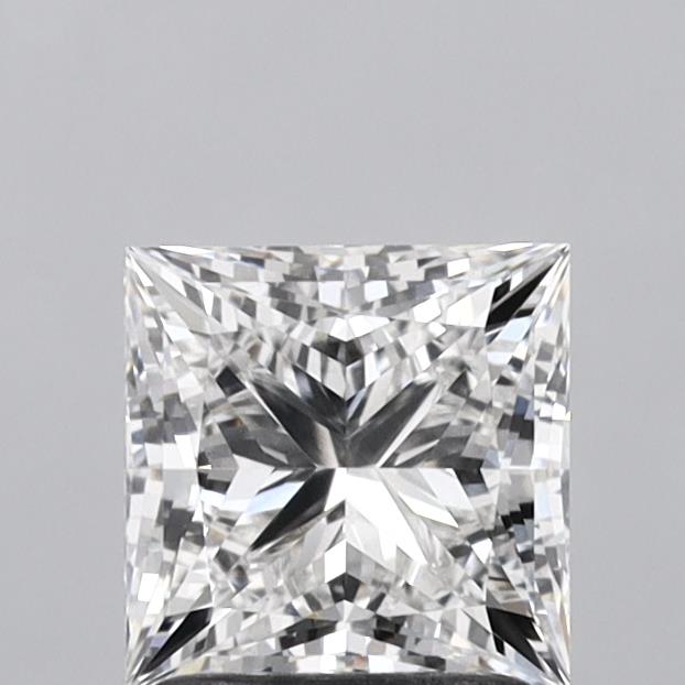 1.68 Carat Princess Shaped, Ideal Cut, E Color, VS1 Clarity, IGI Certified Lab Grown Diamond