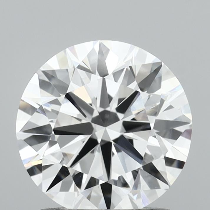 1.28 Carat Round Shaped, Ideal Cut, D Color, VS1 Clarity, IGI Certified Lab Grown Diamond