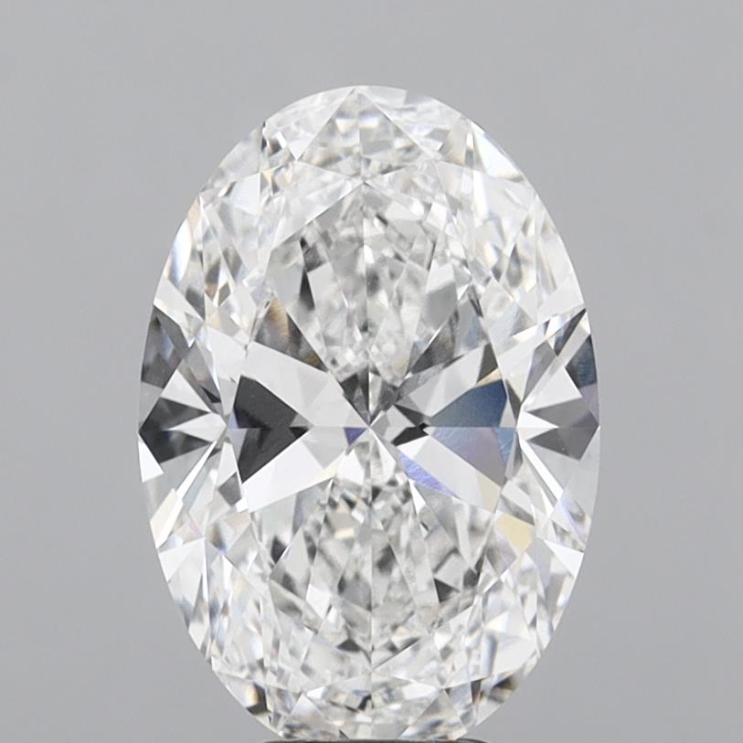 6.08 Carat Oval Shaped, Ideal Cut, E Color, VVS1 Clarity, IGI Certified Lab Grown Diamond