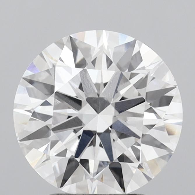 2.84 Carat Round Shaped, Ideal Cut, E Color, VVS2 Clarity, IGI Certified Lab Grown Diamond