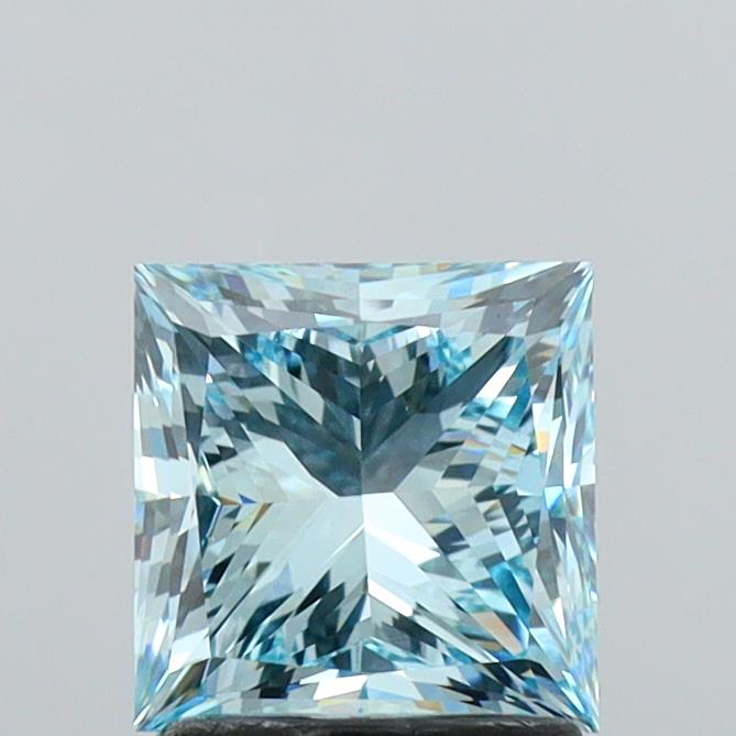 1.95 Carat Princess Shaped, Excellent Cut, VS1 Clarity, IGI Certified Lab Grown Diamond