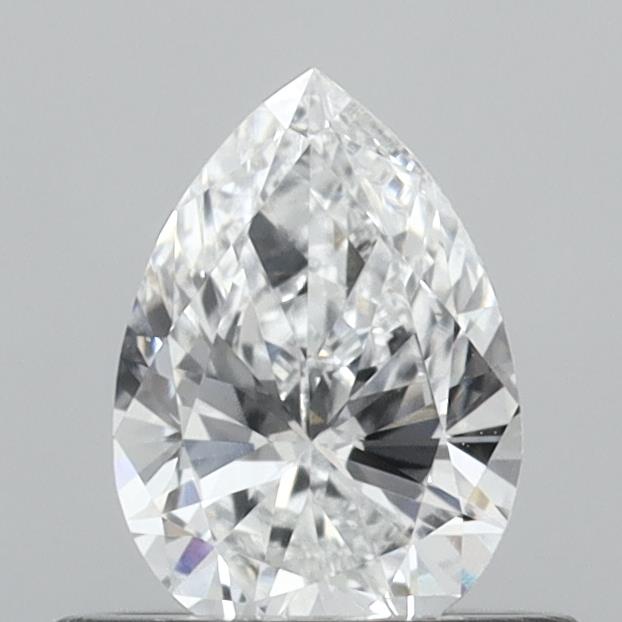 0.52 Carat Pear Shaped, D Color, VVS2 Clarity, IGI Certified Lab Grown Diamond