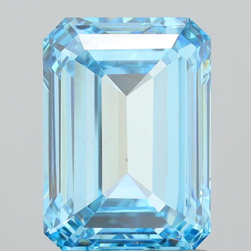 2.76 Carat Emerald Shaped, Excellent Cut, VS2 Clarity, IGI Certified Lab Grown Diamond