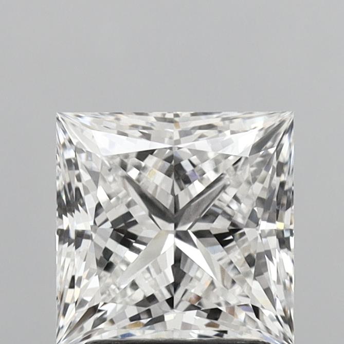 2.26 Carat Princess Shaped, Ideal Cut, F Color, VVS2 Clarity, IGI Certified Lab Grown Diamond