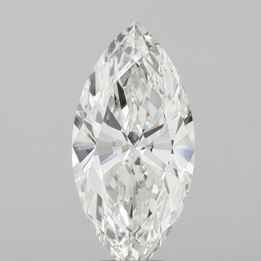 4.02 Carat Marquise Shaped, Ideal Cut, F Color, VVS1 Clarity, IGI Certified Lab Grown Diamond