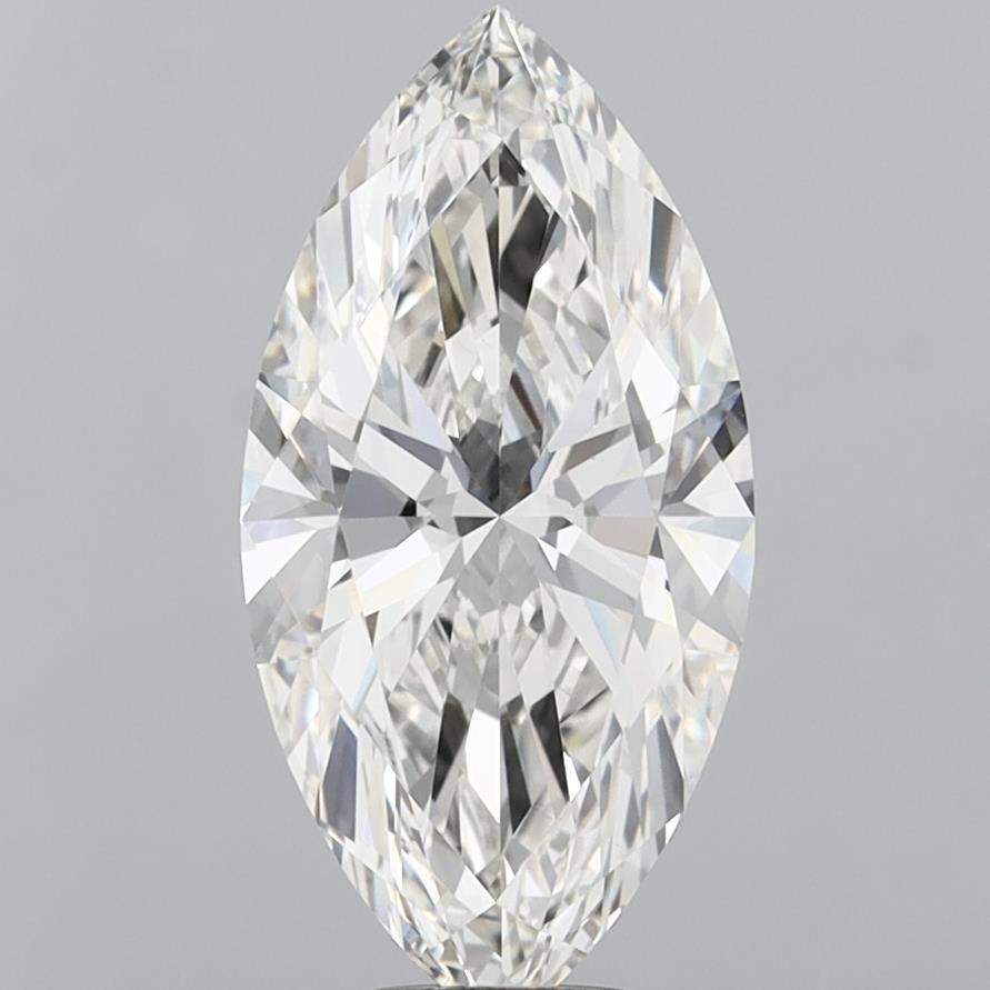 5.57 Carat Marquise Shaped, Ideal Cut, F Color, VS1 Clarity, IGI Certified Lab Grown Diamond