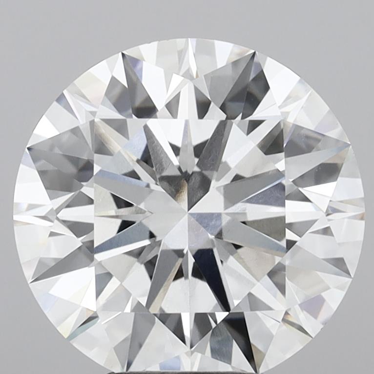 5.06 Carat Round Shaped, Ideal Cut, D Color, VVS2 Clarity, IGI Certified Lab Grown Diamond