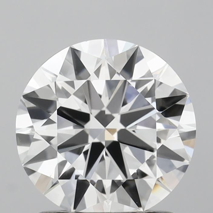 1.28 Carat Round Shaped, Ideal Cut, D Color, VVS2 Clarity, IGI Certified Lab Grown Diamond
