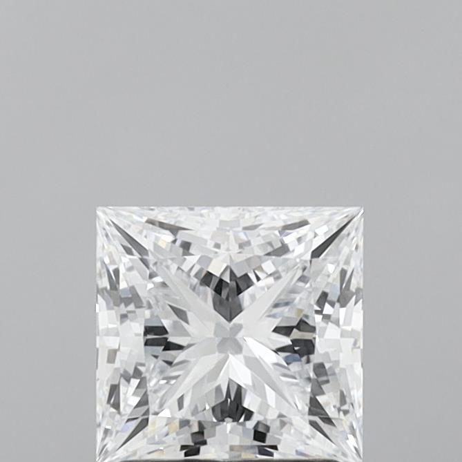 1.50 Carat Princess Shaped, Ideal Cut, F Color, VVS1 Clarity, IGI Certified Lab Grown Diamond