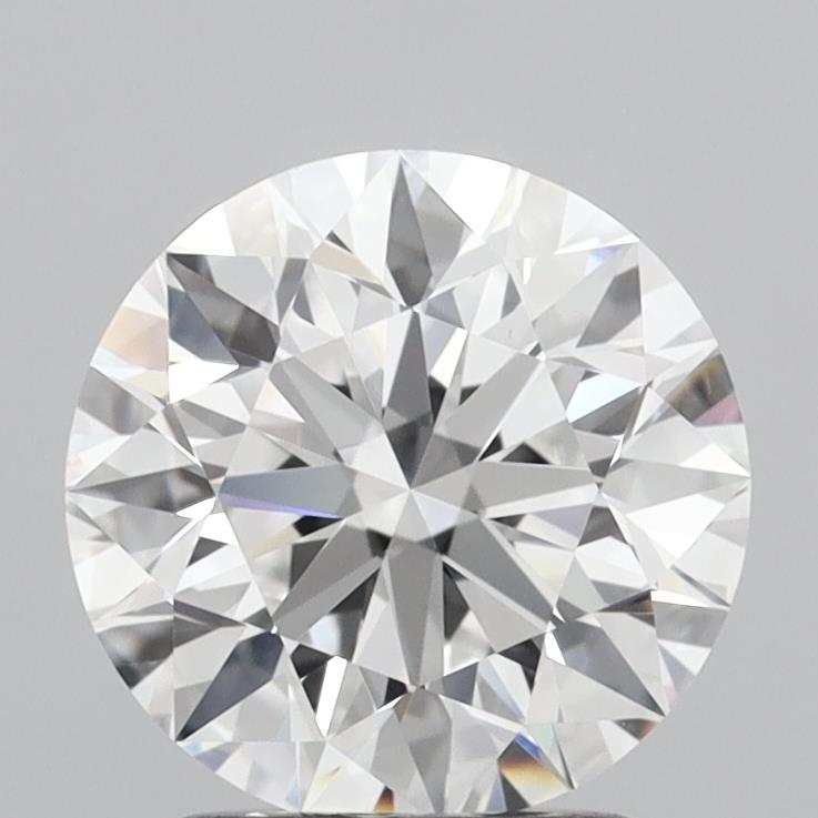 2.21 Carat Round Shaped, Ideal Cut, E Color, IF Clarity, IGI Certified Lab Grown Diamond