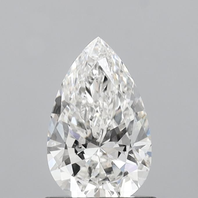 1.00 Carat Pear Shaped, Ideal Cut, F Color, VS2 Clarity, IGI Certified Lab Grown Diamond