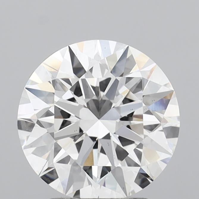 2.57 Carat Round Shaped, Ideal Cut, F Color, VS2 Clarity, IGI Certified Lab Grown Diamond