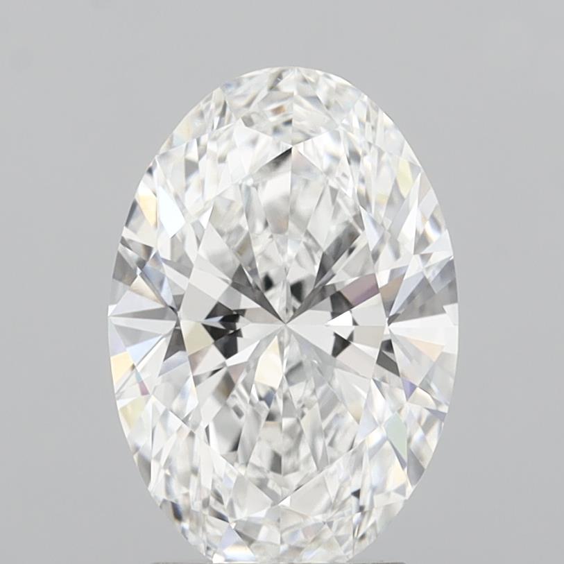 3.08 Carat Oval Shaped, Ideal Cut, E Color, VVS1 Clarity, IGI Certified Lab Grown Diamond