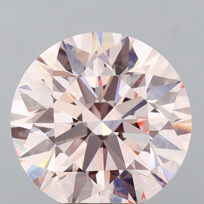 4.04 Carat Round Shaped, Ideal Cut, VVS2 Clarity, IGI Certified Lab Grown Diamond