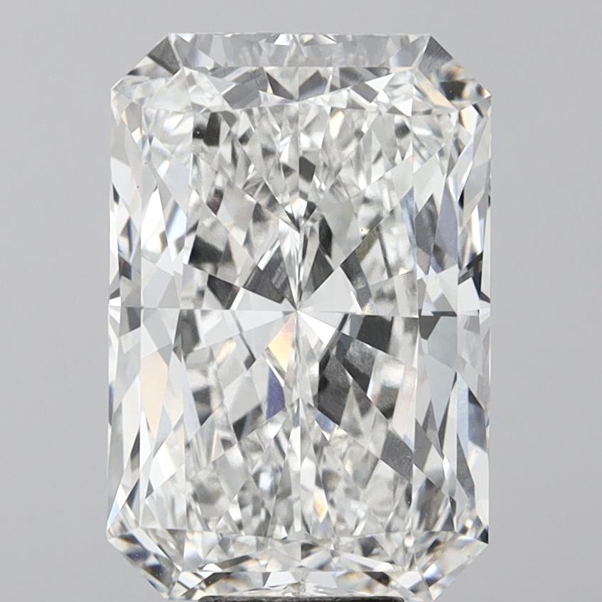 11.07 Carat Radiant Shaped, Ideal Cut, F Color, VVS2 Clarity, IGI Certified Lab Grown Diamond