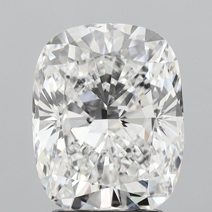3.03 Carat Cushion Shaped, Ideal Cut, E Color, VVS2 Clarity, IGI Certified Lab Grown Diamond
