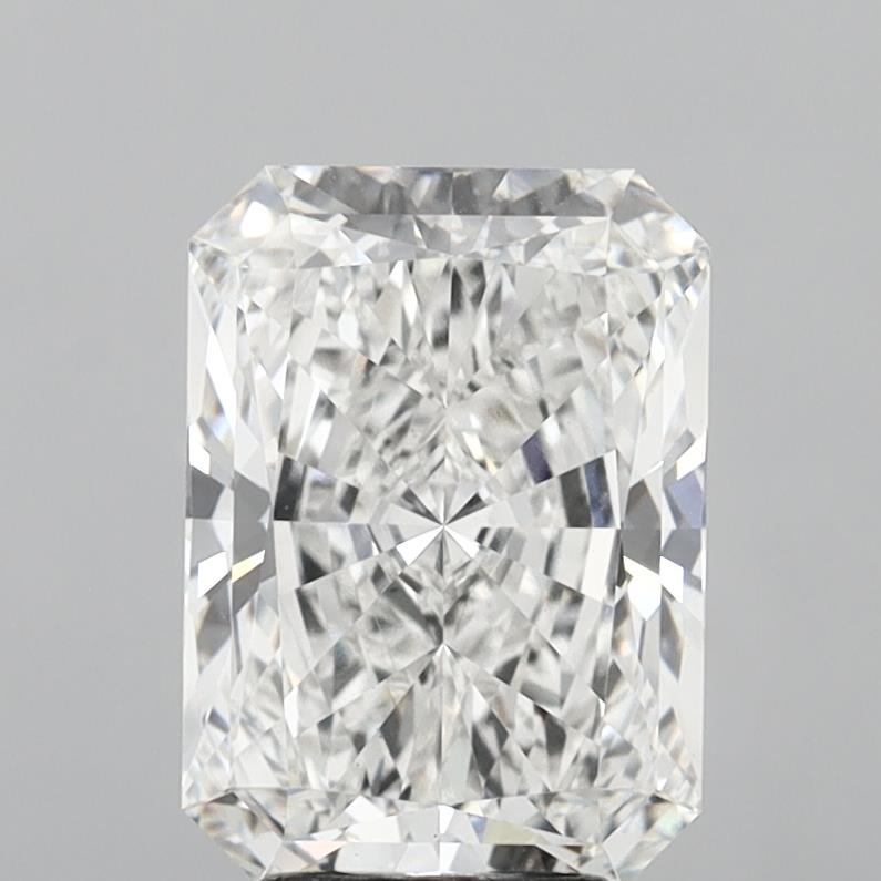 5.11 Carat Radiant Shaped, Ideal Cut, E Color, VS1 Clarity, IGI Certified Lab Grown Diamond