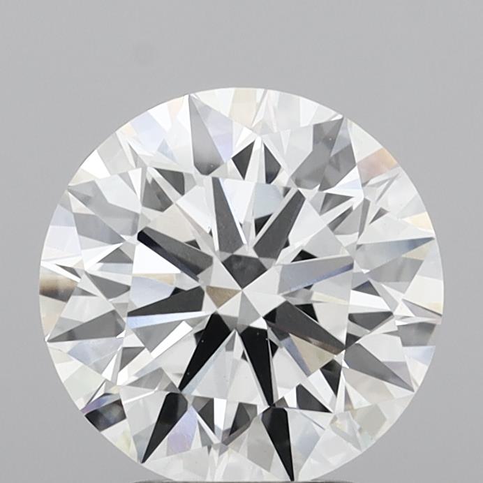 3.05 Carat Round Shaped, Ideal Cut, E Color, VVS2 Clarity, IGI Certified Lab Grown Diamond
