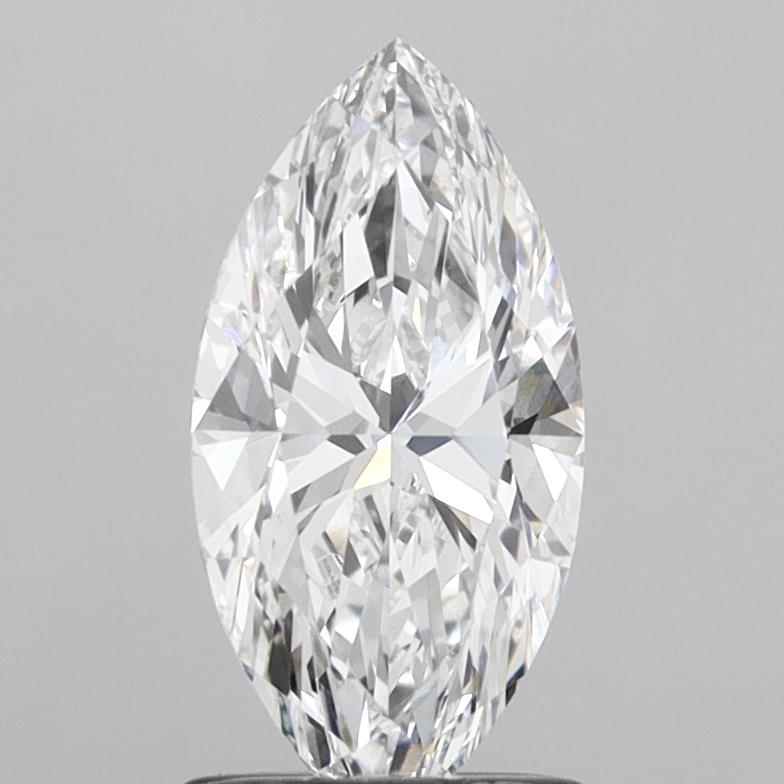 1.51 Carat Marquise Shaped, Ideal Cut, E Color, VVS2 Clarity, IGI Certified Lab Grown Diamond