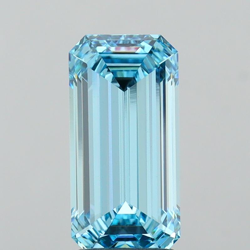 2.63 Carat Emerald Shaped, Ideal Cut, VVS2 Clarity, IGI Certified Lab Grown Diamond