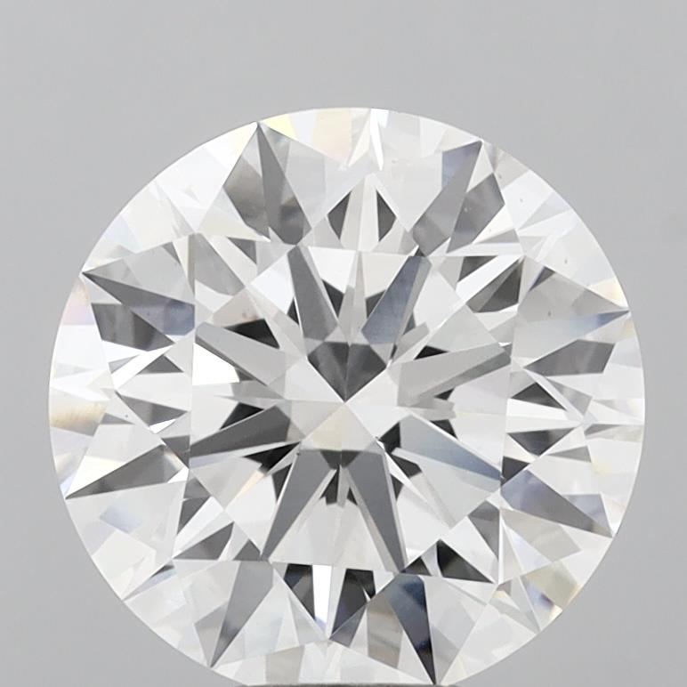 7.06 Carat Round Shaped, Ideal Cut, E Color, VS1 Clarity, IGI Certified Lab Grown Diamond