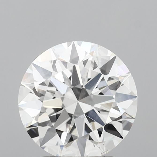 2.06 Carat Round Shaped, Excellent Cut, F Color, VS1 Clarity, IGI Certified Lab Grown Diamond