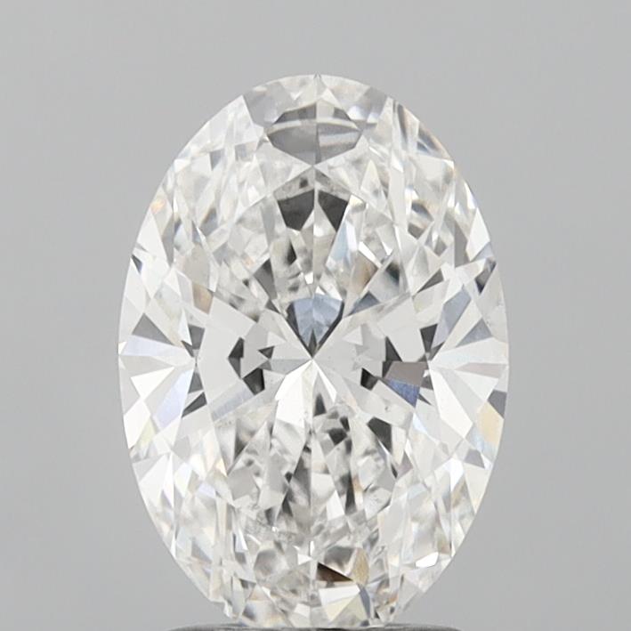 2.09 Carat Oval Shaped, Ideal Cut, F Color, VS2 Clarity, IGI Certified Lab Grown Diamond