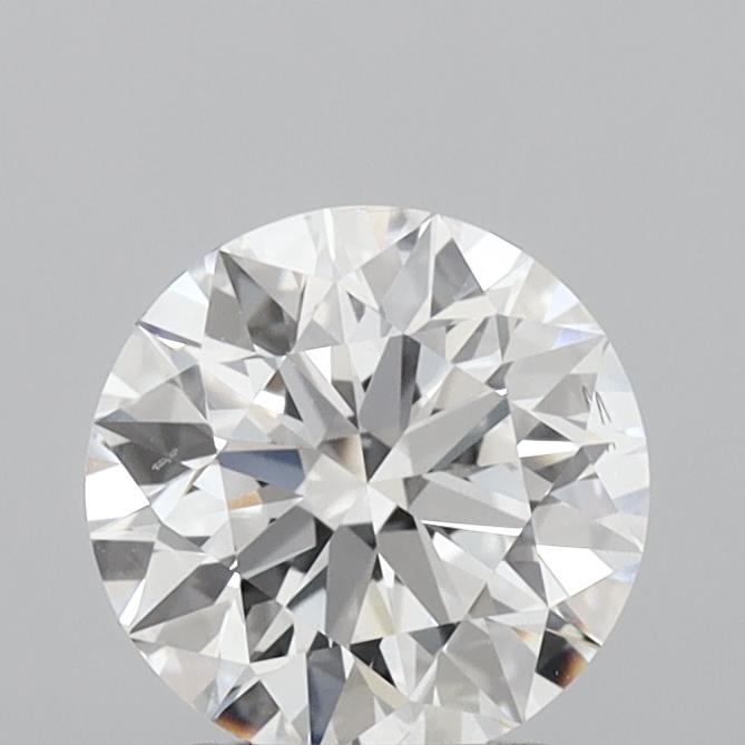 1.58 Carat Round Shaped, Ideal Cut, D Color, VS2 Clarity, IGI Certified Lab Grown Diamond