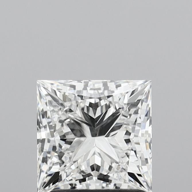 1.60 Carat Princess Shaped, Ideal Cut, E Color, VS1 Clarity, IGI Certified Lab Grown Diamond