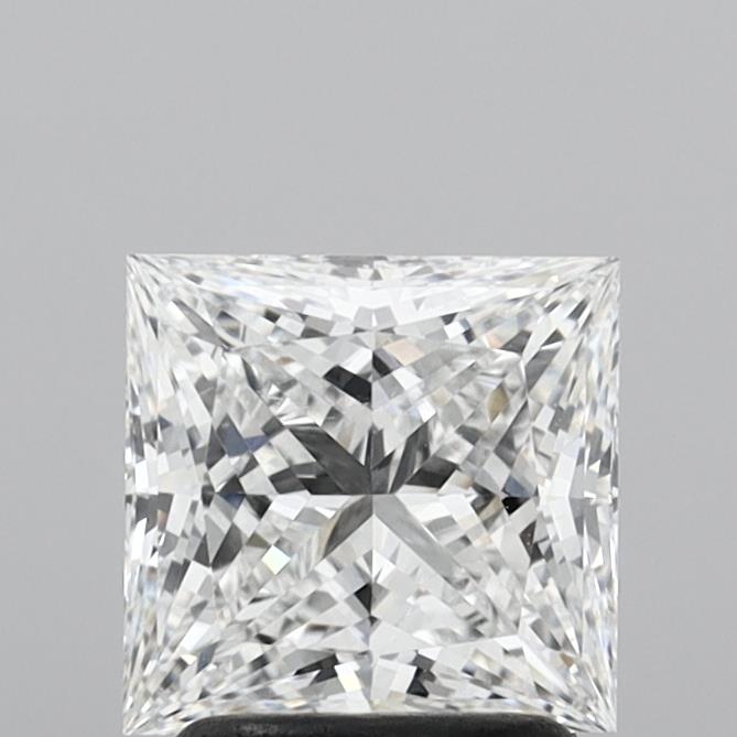 1.96 Carat Princess Shaped, Excellent Cut, E Color, VVS1 Clarity, IGI Certified Lab Grown Diamond