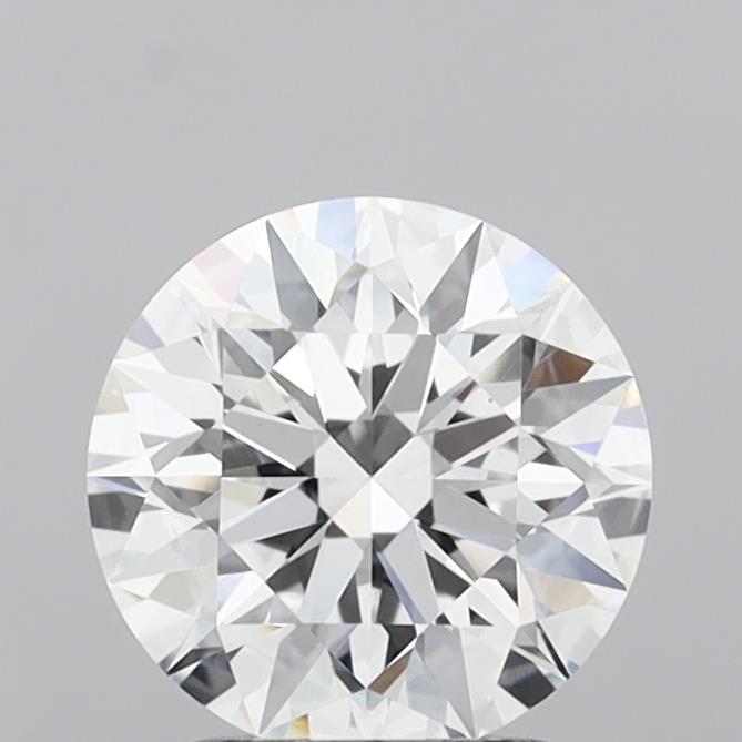 2.09 Carat Round Shaped, Ideal Cut, E Color, VVS2 Clarity, IGI Certified Lab Grown Diamond