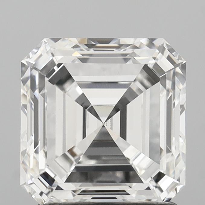 2.05 Carat Asscher Shaped, Excellent Cut, E Color, VVS2 Clarity, IGI Certified Lab Grown Diamond