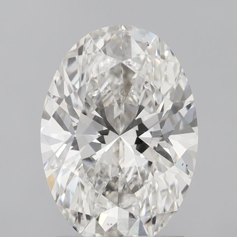 2.08 Carat Oval Shaped, Excellent Cut, F Color, VVS2 Clarity, IGI Certified Lab Grown Diamond