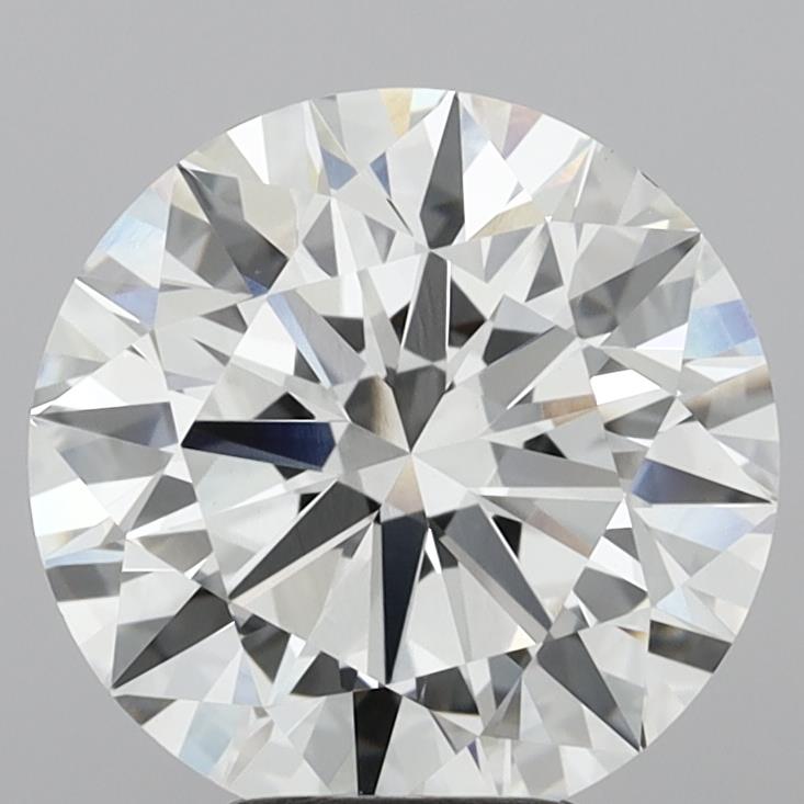 5.07 Carat Round Shaped, Ideal Cut, F Color, VVS2 Clarity, IGI Certified Lab Grown Diamond