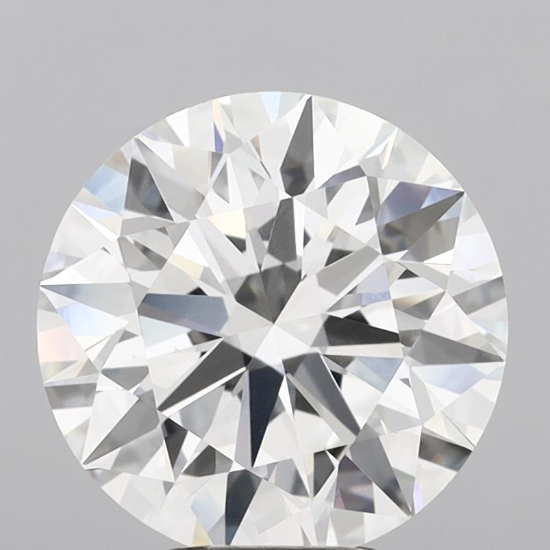 5.09 Carat Round Shaped, Ideal Cut, F Color, VS1 Clarity, IGI Certified Lab Grown Diamond