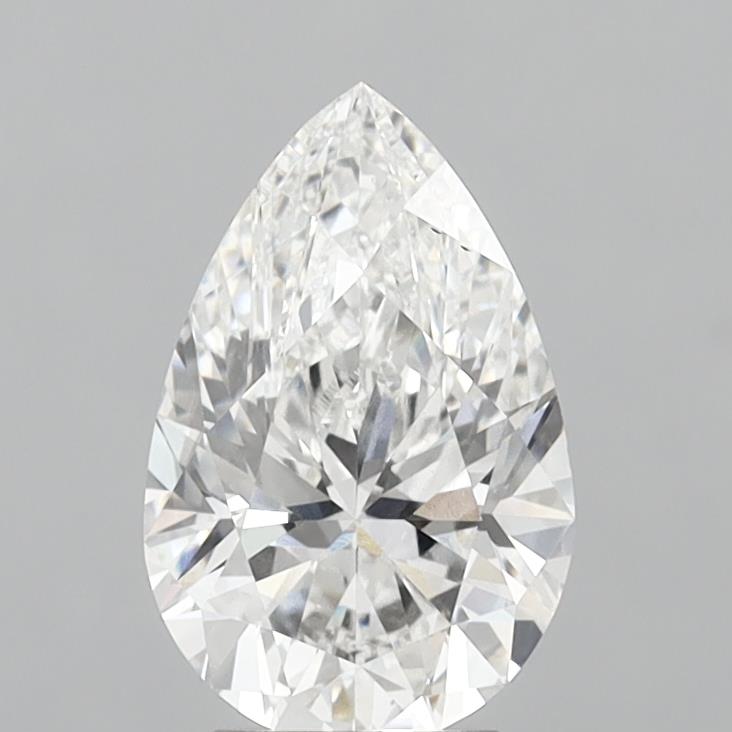 4.00 Carat Pear Shaped, Excellent Cut, E Color, VVS2 Clarity, IGI Certified Lab Grown Diamond