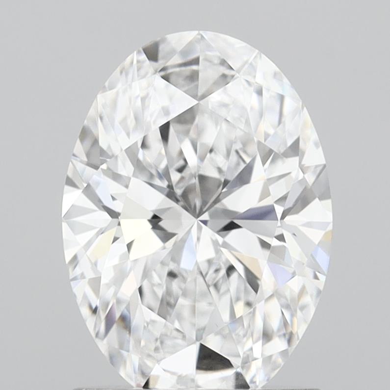 1.47 Carat Oval Shaped, Very Good Cut, D Color, VS1 Clarity, IGI Certified Lab Grown Diamond
