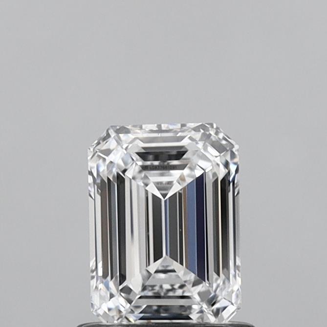 1.06 Carat Emerald Shaped, Ideal Cut, E Color, VVS1 Clarity, IGI Certified Lab Grown Diamond