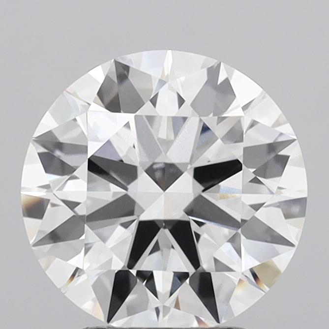 2.83 Carat Round Shaped, Ideal Cut, E Color, VVS2 Clarity, IGI Certified Lab Grown Diamond