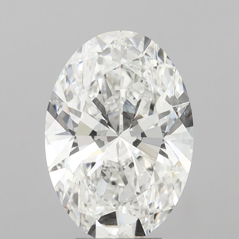 6.03 Carat Oval Shaped, Ideal Cut, E Color, VVS2 Clarity, IGI Certified Lab Grown Diamond