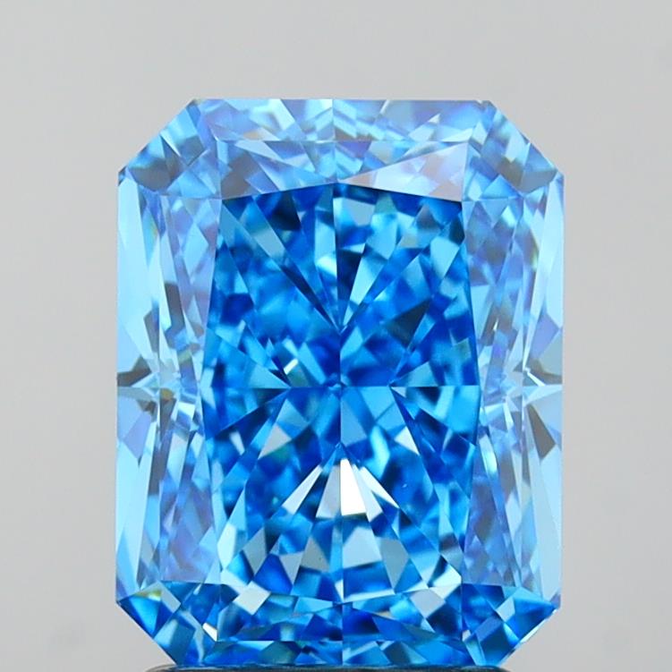 3.02 Carat Radiant Shaped, Excellent Cut, VVS2 Clarity, IGI Certified Lab Grown Diamond