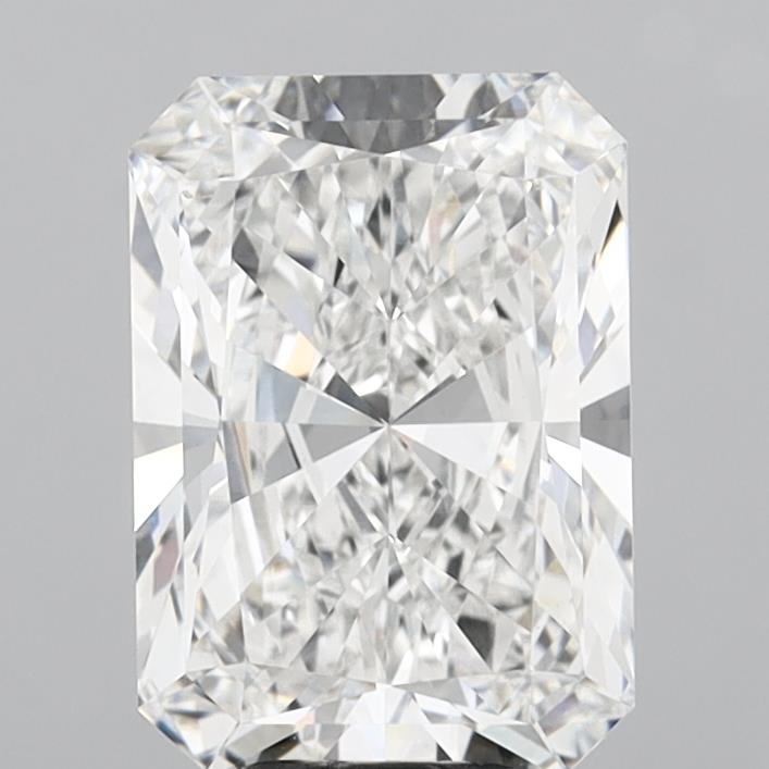 7.05 Carat Radiant Shaped, Ideal Cut, E Color, VVS2 Clarity, IGI Certified Lab Grown Diamond